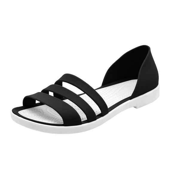 Mepaouo Womens Flat Shoes Open Toe Slip on Walking Sandals Summer Beach Casual Dressy Sandals