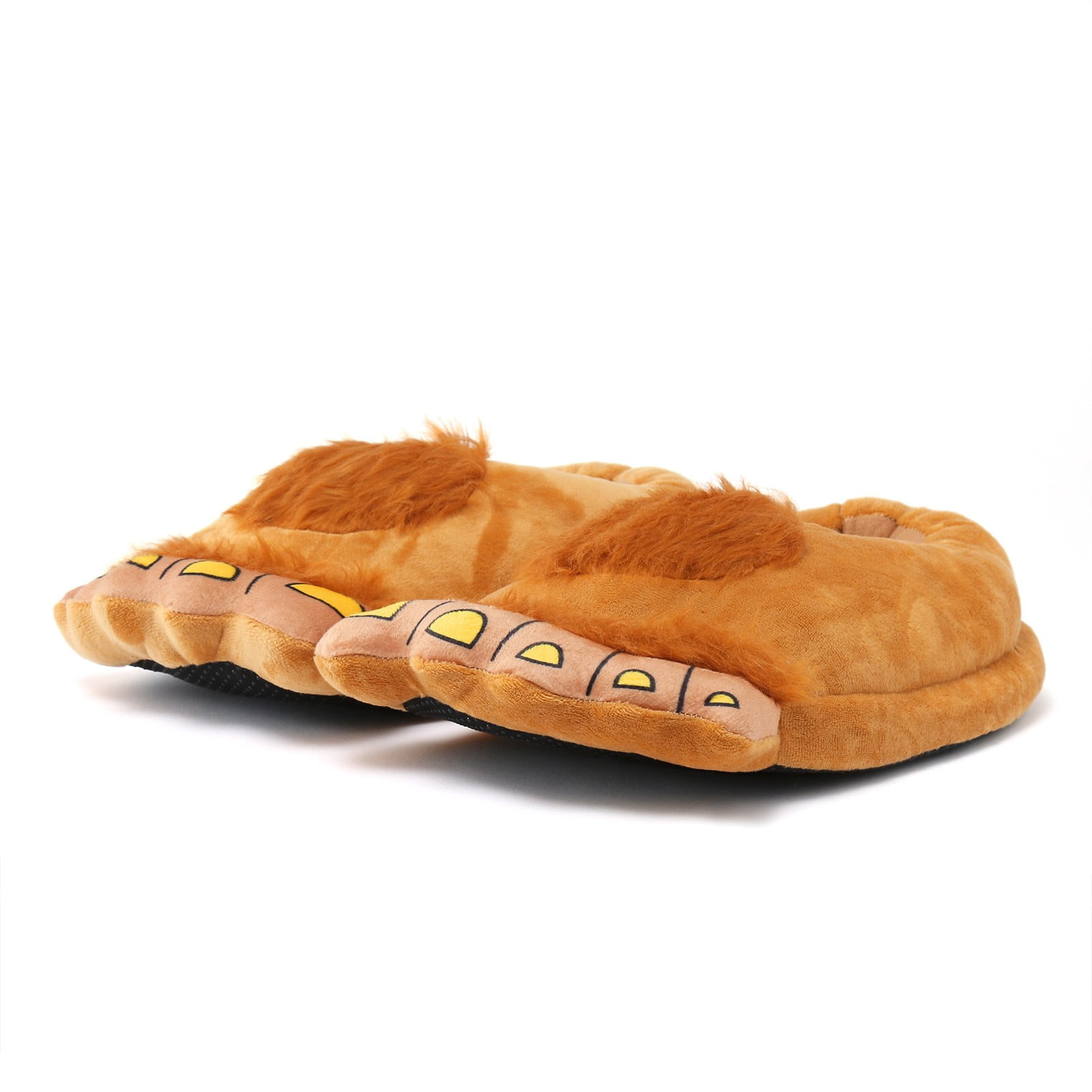 Anso Halloween Caveman Slippers - Latex Bigfoot Shoes, Novelty Costume Footwear For Parties