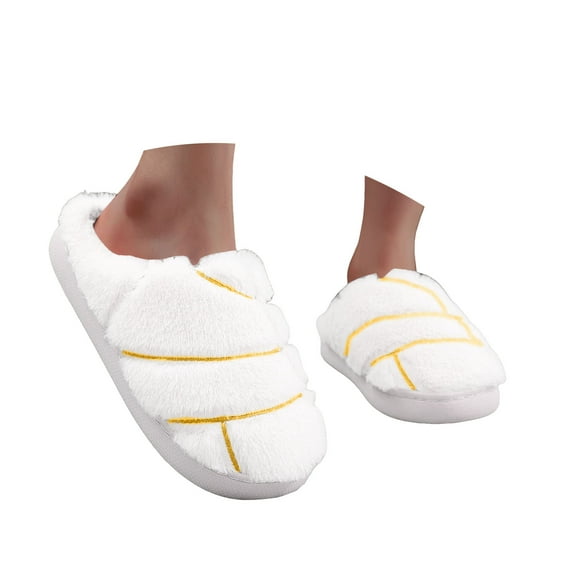 Mepaouo Womens House Slippers Winter Warm Plush Fuzzy Slides Memory Foam Non Slip Home Bedroom Shoes