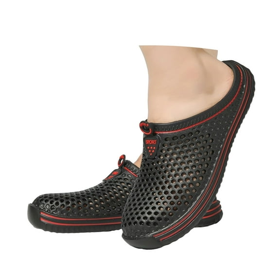 Mepaouo Womens Mens Garden Clogs Shoes Mesh Hole Water Sandals Summer Beach Slides Shower Slippers