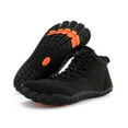 thumbnail image 1 of Mepaouo Womens Mens Winter Barefoot Boots Warm Minimalist Wide Toe Box Snow Ankle Booties(Black,9), 1 of 6