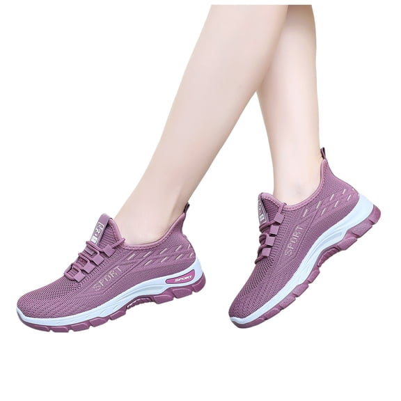 Mepaouo Womens Running Shoes Breathable No Slip Mesh Sneakers Casual Sports Walking Tennis Shoes