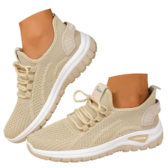 Mepaouo Womens Slip on Running Shoes Breathable Workout Casual Tennis Sneakers Gym Walking Shoes