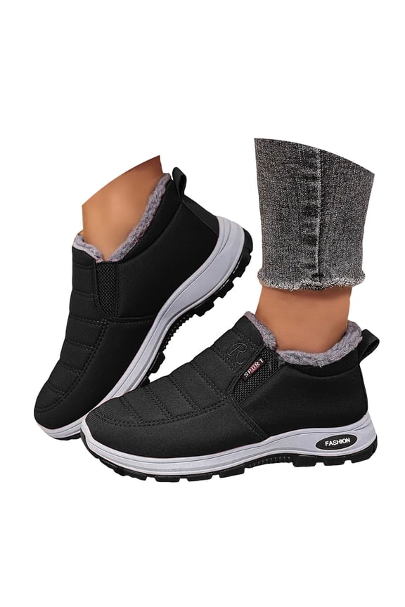 Womens Snow Boots Anti Slip Winter Warm Ankle Booties Waterproof Comfortable Outdoor Walking Shoes