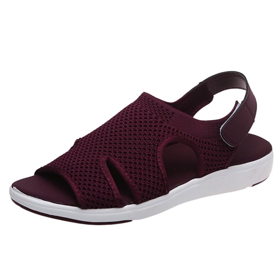 Mepaouo Womens Walking Sandals Open Toe Arch Support Orthotic Sport Shoes Athletic Platform Sandal