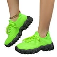 thumbnail image 1 of Mepaouo Womens Walking Sock Sneakers Knitted Orthopedic Outdoor Non Slip Mesh Walking Shoes(Green,6), 1 of 9