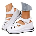 thumbnail image 1 of Mepaouo Womens Wedge Sandals Closed Toe Strappy Sports Running Shoes Summer Athletic Casual Sneakers, 1 of 7