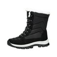 thumbnail image 1 of Mepaouo Womens Winter Boots Fleece Lined Anti-Slip Snow Boots Lace up City Walk Ankle Booties(Black,6.5), 1 of 5