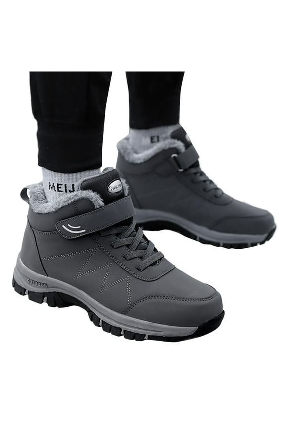 Womens Winter Snow Boots Anti Slip Walking Ankle Booties Outdoor Trekking Hiking Shoes