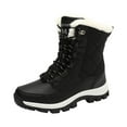 thumbnail image 1 of Mepaouo Womens Winter Snow Boots Waterproof Mid Calf Warm Insulated Lace up Boots(Black,7.5), 1 of 7