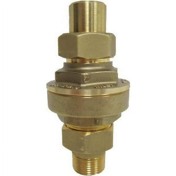 Mepco Steam Trap,25 psi,Brass,1/2 in,3 Ports 1E-EVSG