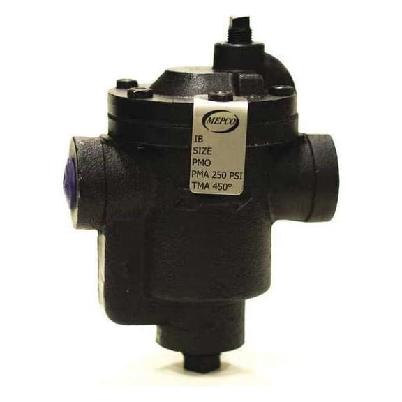Mepco Steam Trap,Stainless Steel,150 psi,1/2in IB00-2-150G