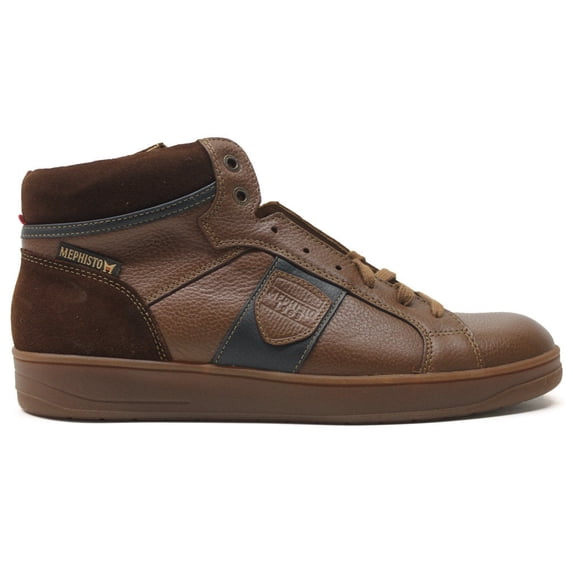 Mephisto Mens Heliot Leather Trainers