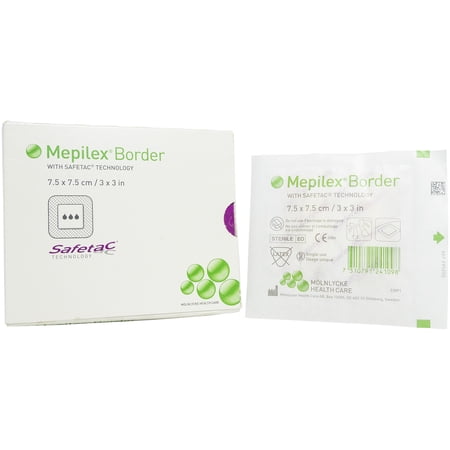 Mepilex Border Foam Dressing 3" X 3" - Box of 5 Dressings