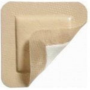 Mepilex Border Lite Thin Silicone Foam Dressing 6 X 6 Inch Square Silicone Adhesive with Border Sterile, 281500 - One Dressing