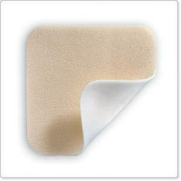 Mepilex Lite Self-Adherent Soft Silicone Thin Foam Dressing - 4 Inches x 4 Inches, 5 Count