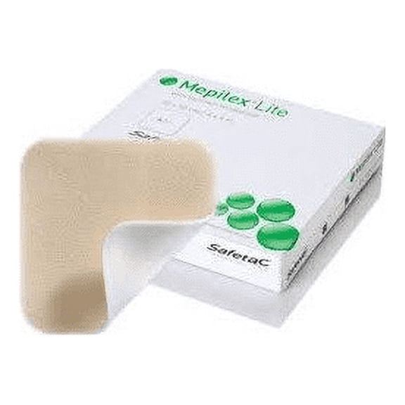 Mepilex Lite Silicone Foam Dressing Without Border 8 In. x 19-2/3 In. (Each)