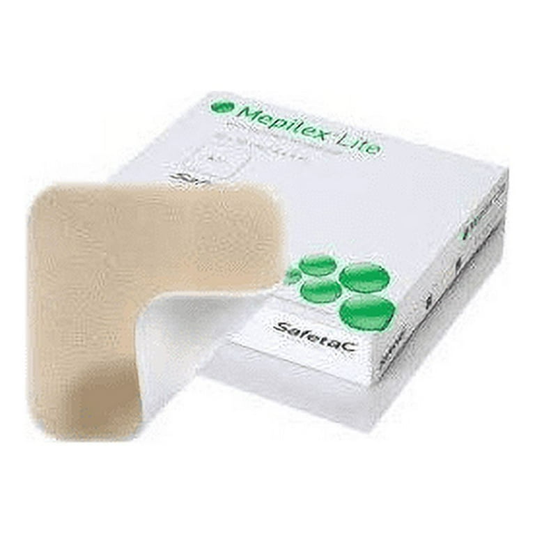 Mepilex Lite Silicone Foam Dressing Without Border 8 In. x