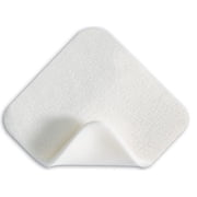 Mepilex Silicone Foam Dressing Square Adhesive without Border Sterile 4 X 4 Inch, 8 Boxes of 5
