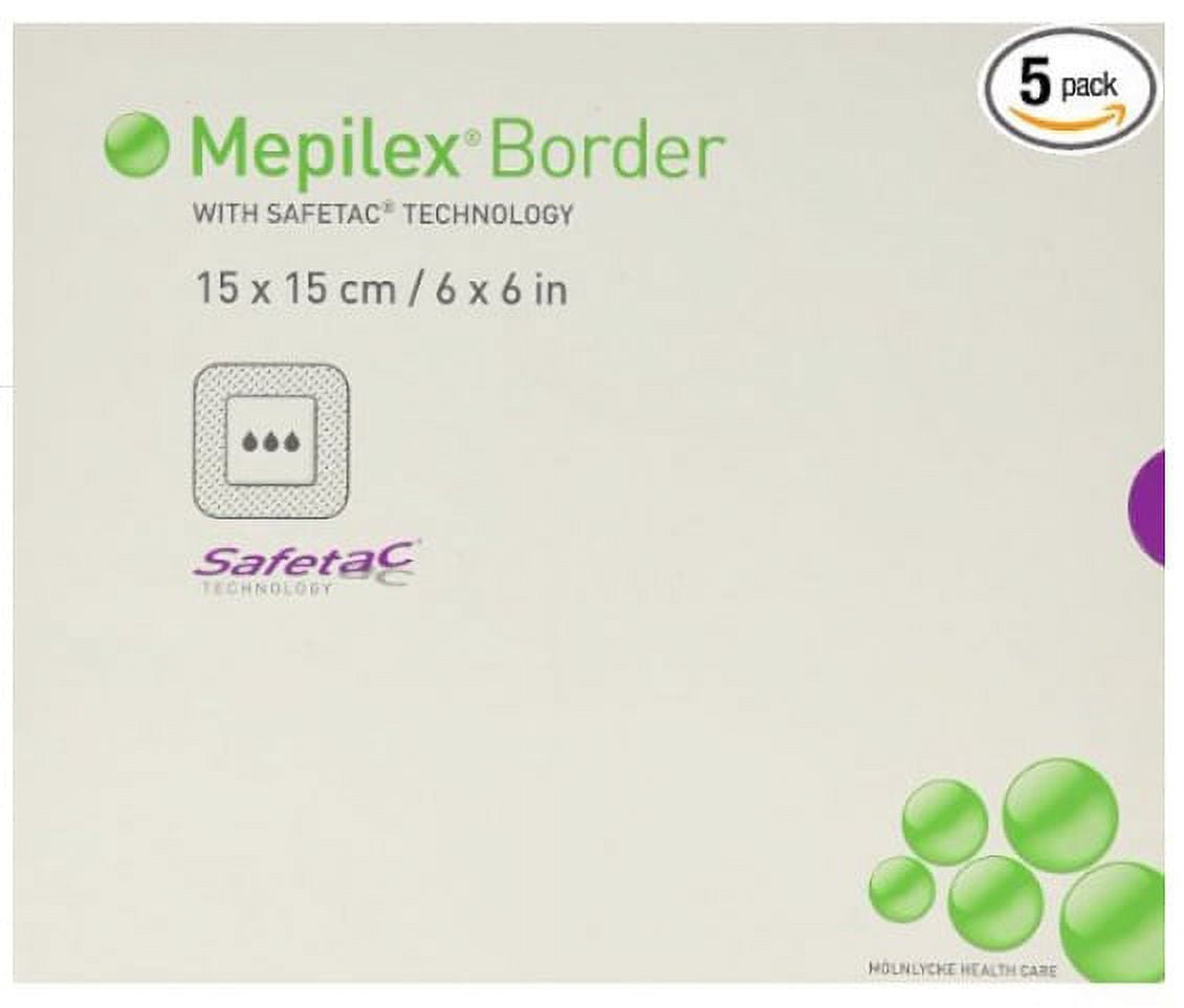 Mepilex Border Self Adherent Soft Silicone Foam Dressing