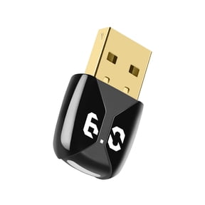 Meponn Bluetooth 6.0 USB Adapter, Driver-Free for Windows 11/10/8.1, 20M Long Range, 7 Devices Sync Connection, Low Latency Lossless Audio for PC Laptop Desktop