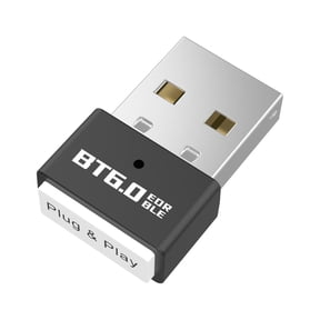 Meponn Bluetooth 6.0 USB Adapter, Realtek Chip Wireless Dongle for PC, Plug & Play for Windows 11/10/8.1, Multi-Device Connection, AAC/SBC Support