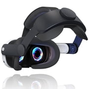 Meponn VR Head Strap Compatible with Meta Quest 3 / Quest 3S, Headset Replacement Strap with Soft Cushion & Rear Dial Adjustment VR Head Strap Accessory,Black