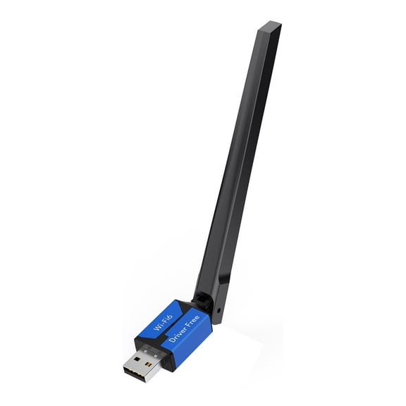 Meponn  WiFi 6 USB Wireless Adapter, Dual Band 2.4G/5G 900Mbps Network Card with 5dBi High Gain Antenna, Driver Free WiFi Receiver/AP for Windows 7/10/11