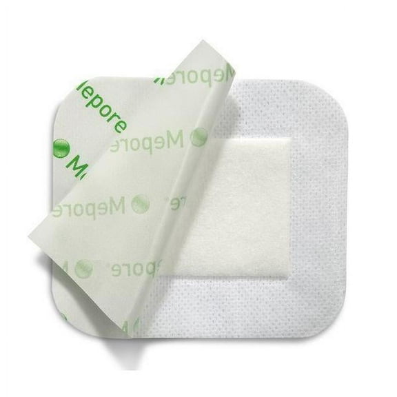 Mepore Adhesive Absorbent Dressing, 3.6" X 12" Part No. 671300 (30/box)