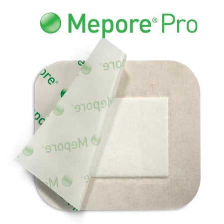 Mepore Pro Self-Adhesive Absorbent Dressing - 3-3/5 Inches x 12 Inches, 30 Count