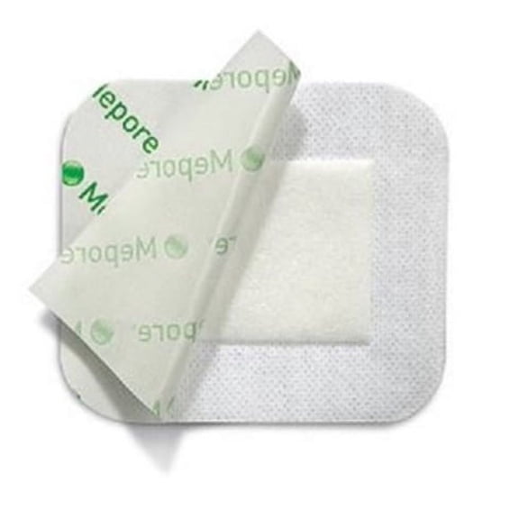 Mepore Self Adhesive Dressing, 3.6 X 4 Inch, Molnlycke 670900 - Box of 50