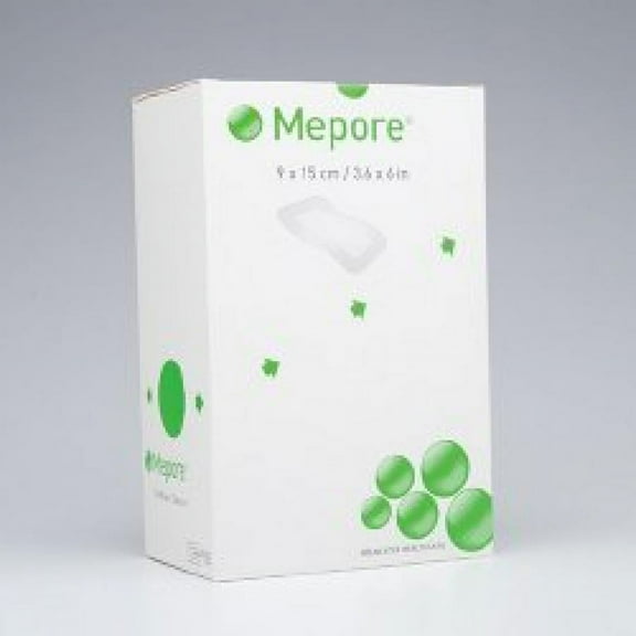 Mepore Self-Adhesive Island Dressing - 3-3/5 Inches x 6 Inches, 50 Count