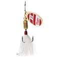 thumbnail image 1 of Mepps Aglia Dressed Treble Hook Spinner, White/Red - B1ST G/RW-W, 1 of 1