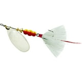 B-Creative Mepps Aglia Spinners/Esche – Pesca Trota Luccio Perco Salmone Bass Fishing Tackle (Volante C Argento/Nero/25g
