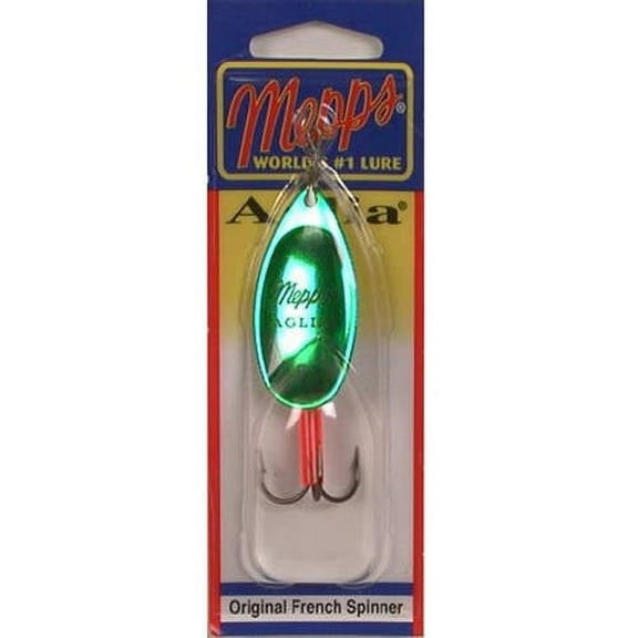 Mepps Aglia Inline Spinner 1/2 oz Green Platium