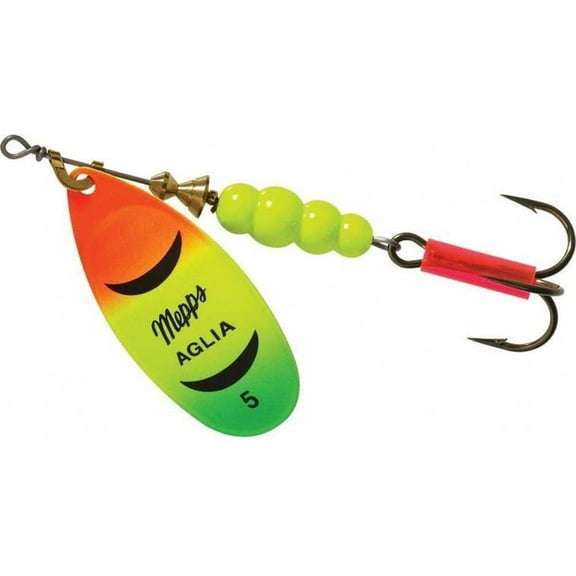 Mepps Aglia Inline Spinner 1/2 oz Hot Fire Tiger