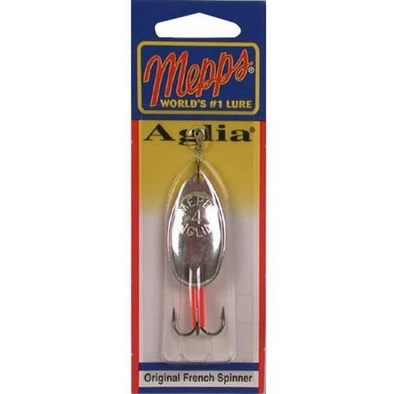 Mepps Aglia Inline Spinner 1/3 oz Sz 4 - 1/3 oz Silver