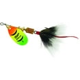 thumbnail interactive-video image 1 of Mepps Aglia Original French Inline Spinner Lure, Hot Fire Tiger, 1/6 oz, 1 of 5