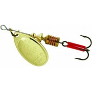Mepps Lures - Aglia Plain Inline Spinner 1/6 oz Gold