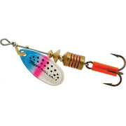Mepps Aglia Plain Treble Inline Spinner, 1/8-ounce, Rainbow Trout Multi-Colored