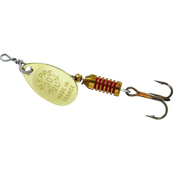 Mepps Aglia Ultra Lite Plain Inline Spinner1/18oz, Gold
