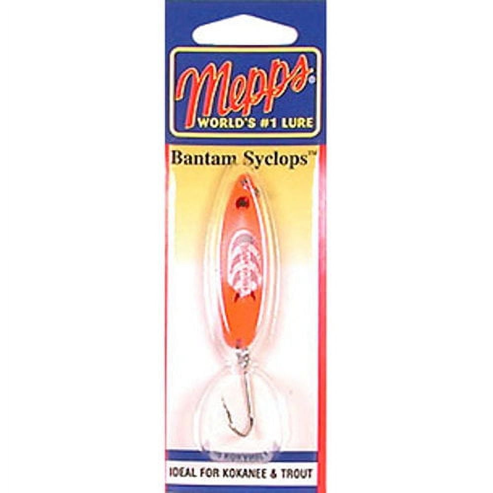 Mepps Bantam Cyclops Inline Spinner 1/8 oz, Hot Orange