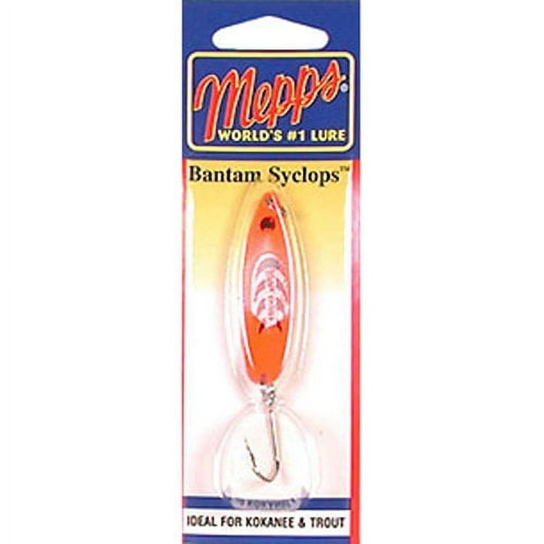 Mepps Bantam Cyclops Inline Spinner 1/8 oz, Hot Orange