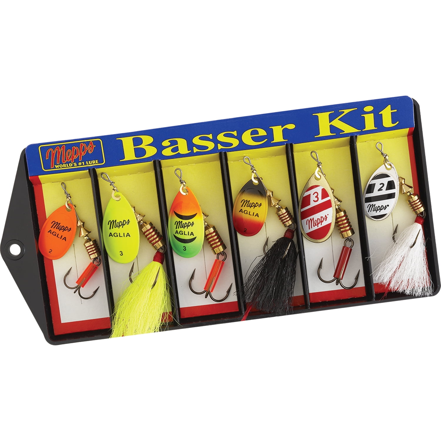 Mepps Basser Kit - #2 and #3 Aglia Spinner Bass Assortment 