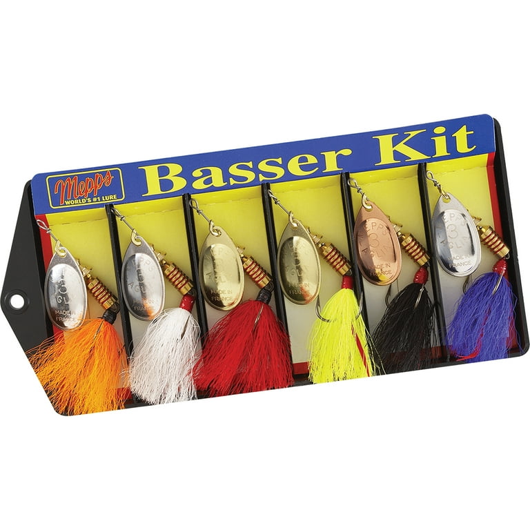 Mepps Basser Kit - Dressed #3 Aglia Spinner Bass Assortment