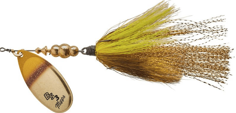 Mepps Bronze Slammer 1/4 oz, Dressed Treble, Gold/Golden Shad - Walmart.com