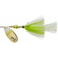 thumbnail image 1 of Mepps Bronze Slammer Spinning Jig 1/3 Oz Size 4 Gold/Chartreuse Shad, 1 of 1