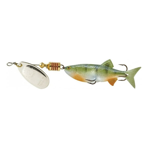 Mepps Comet Mino Inline Spinner 2 1/2" with Perch Mino Silver Blade 1/4 oz