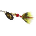 thumbnail image 1 of Mepps Dressed Black Fury Treble Spinner 1/12-Ounce Size 0 Yellow - BF0T-Y, 1 of 1