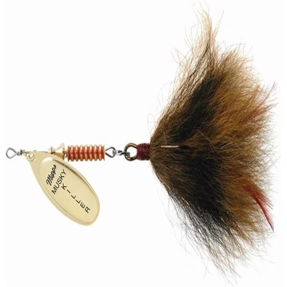 Mepps Musky Killer, Gold/Blue Shad